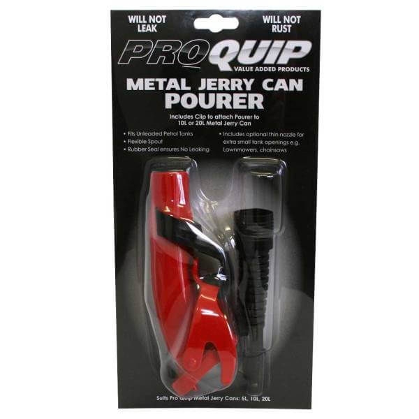 Metal Jerry Can Pourer with Clip_0993C
