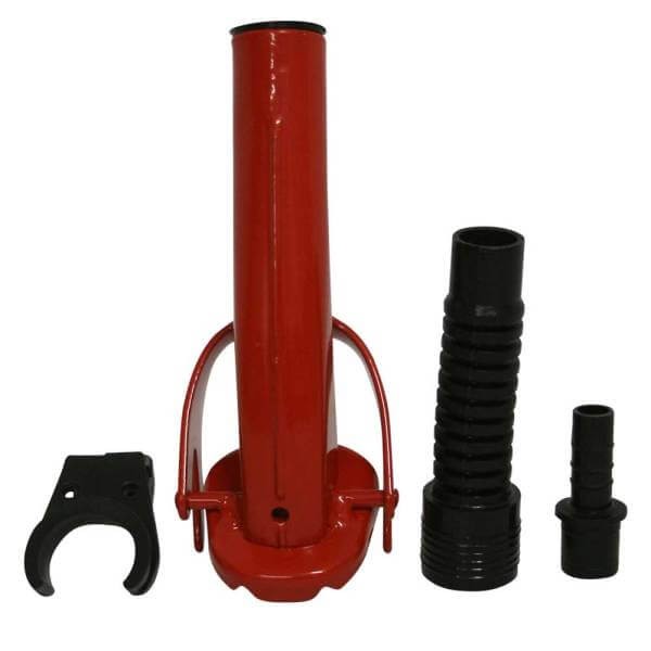 Metal Jerry Can Pourer with Clip
