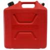 15L Red Plastic Unleaded Fuel Can Side