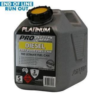 5L Platinum Plastic Fuel Can with Diesel Pourer