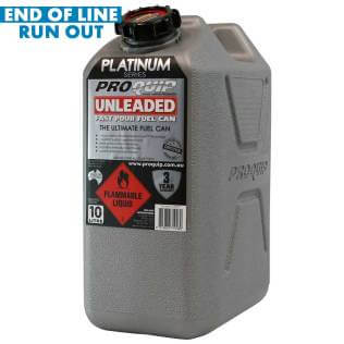 10L Platinum Series Plastic Unleaded Fuel Can