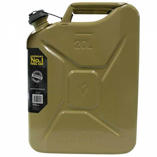 20L Diesel Super Can with Twist Cap Side
