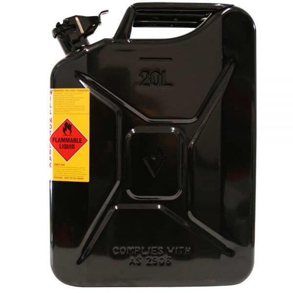 20L Oil AFAC Metal Jerry Can Side