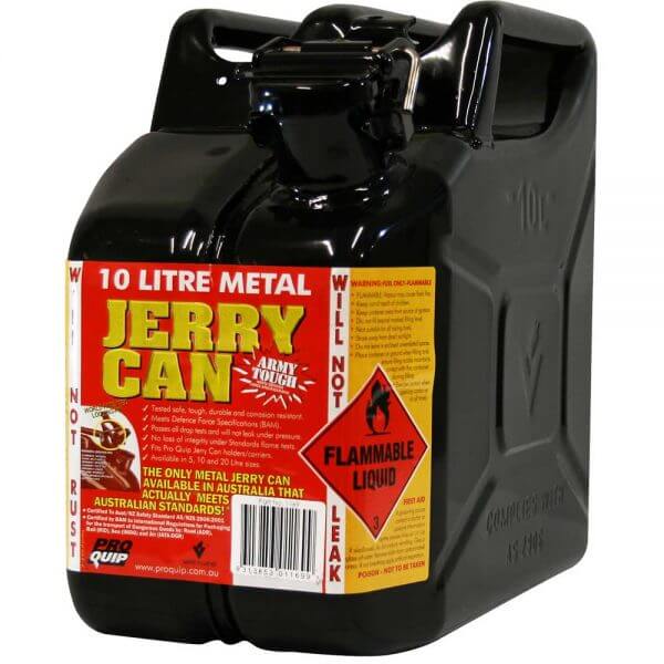 10L Oil AFAC Metal Jerry Can Front