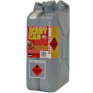 20L 2 Stroke 50:1 AFAC Metal Jerry Can Front