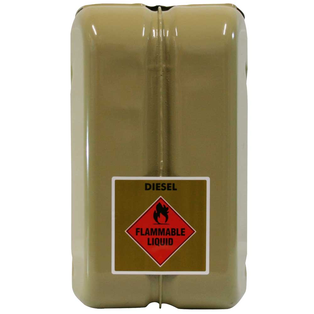 NEW HIGH QUALITY METAL POWER COATED INSIDE AN OUT RED JERRY CAN 10L LITRE CAN 