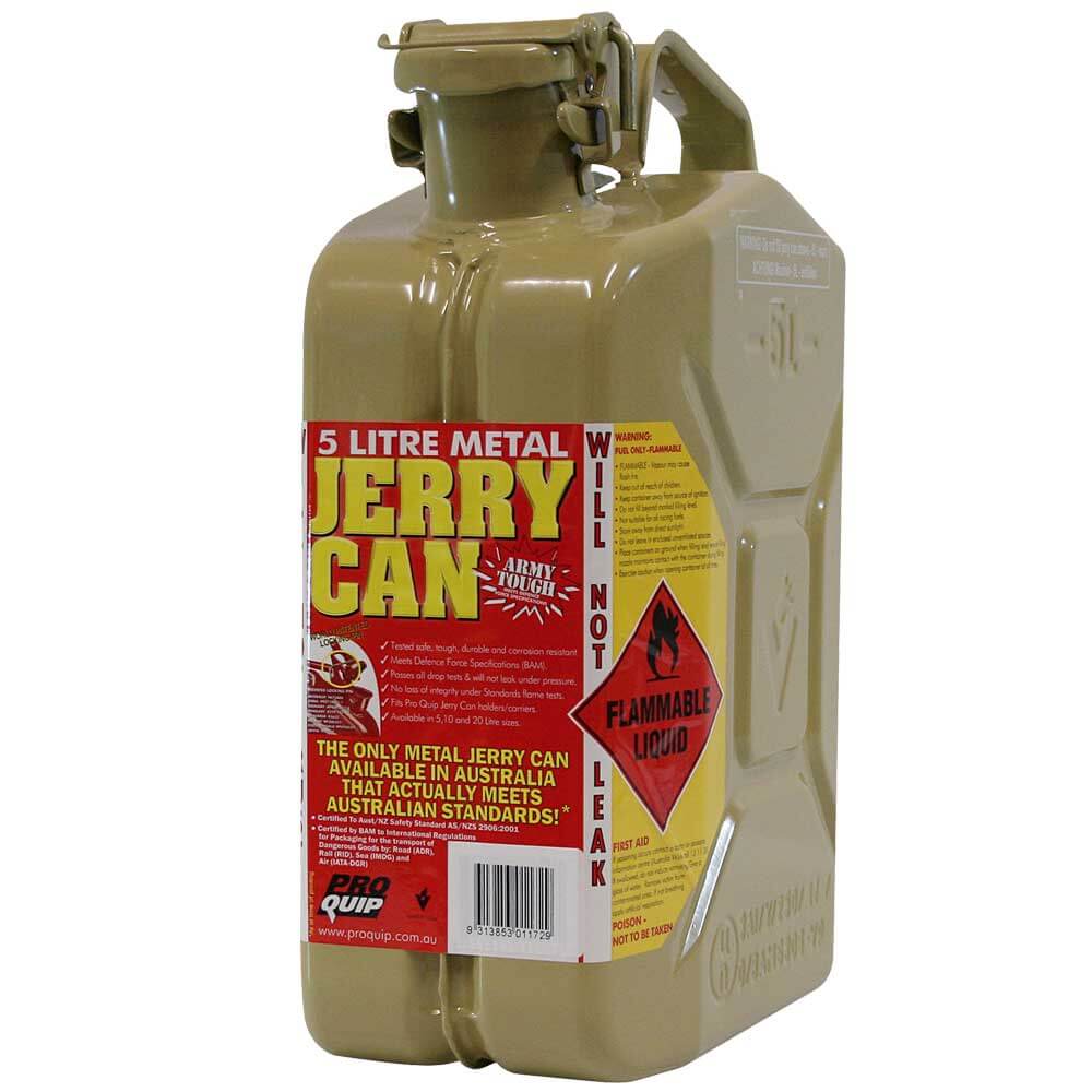 Emergency Backup for Vehicles Galvog® 5L Plastic Jerry Can with Spout Green 