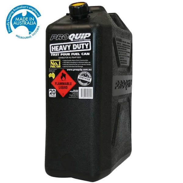 20L Heavy Duty Plastic Fuel Can Front