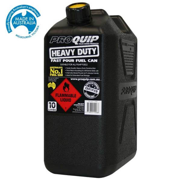 10L Heavy Duty Plastic Fuel Can Front
