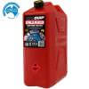 20L Red Plastic Unleaded Fuel Can with Pourer Side