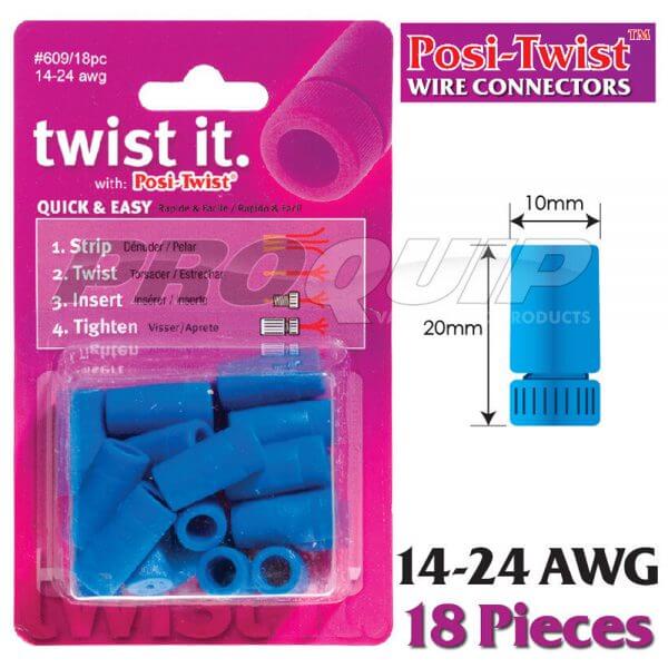 Posi-Twist 14-24 AWG Non In-Line Wire Connectors