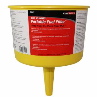 Yellow Non Conductive Fuel Filter Funnel_1
