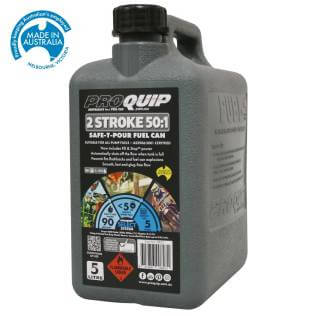 5L 2 Stroke 50:1 Plastic Safe-T-Pour Fuel Can