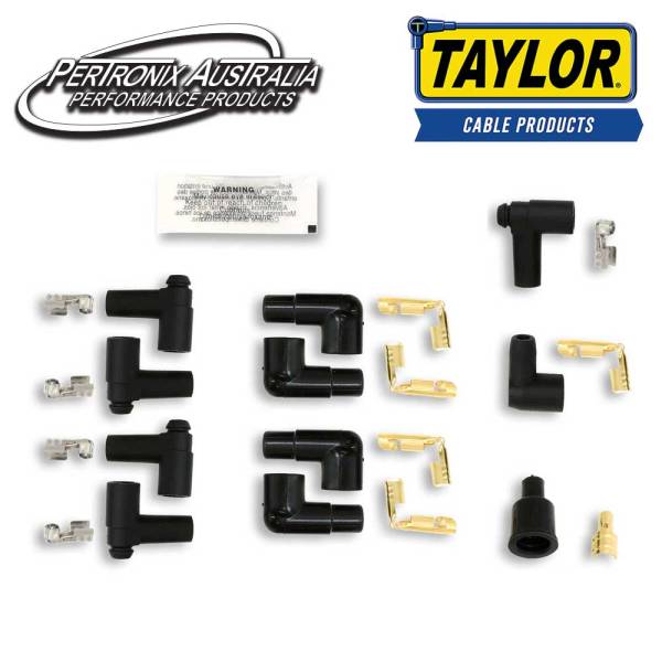 Taylor Cable 8mm Spiro-Pro spark plug wires - 4cyl 180 black
